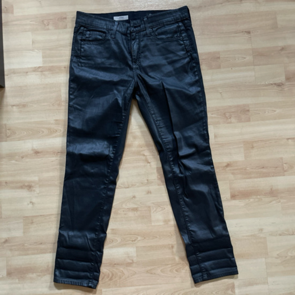 Dark Rinse Slouchy Skinny waxed Jeans